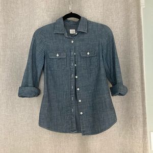 100% Cotton J Crew Button up, XXS